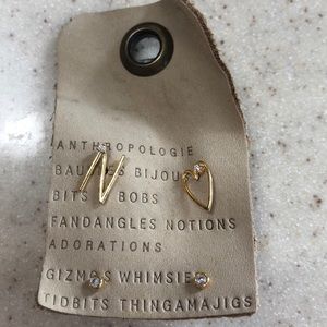 Anthropologie Gold Earrings !